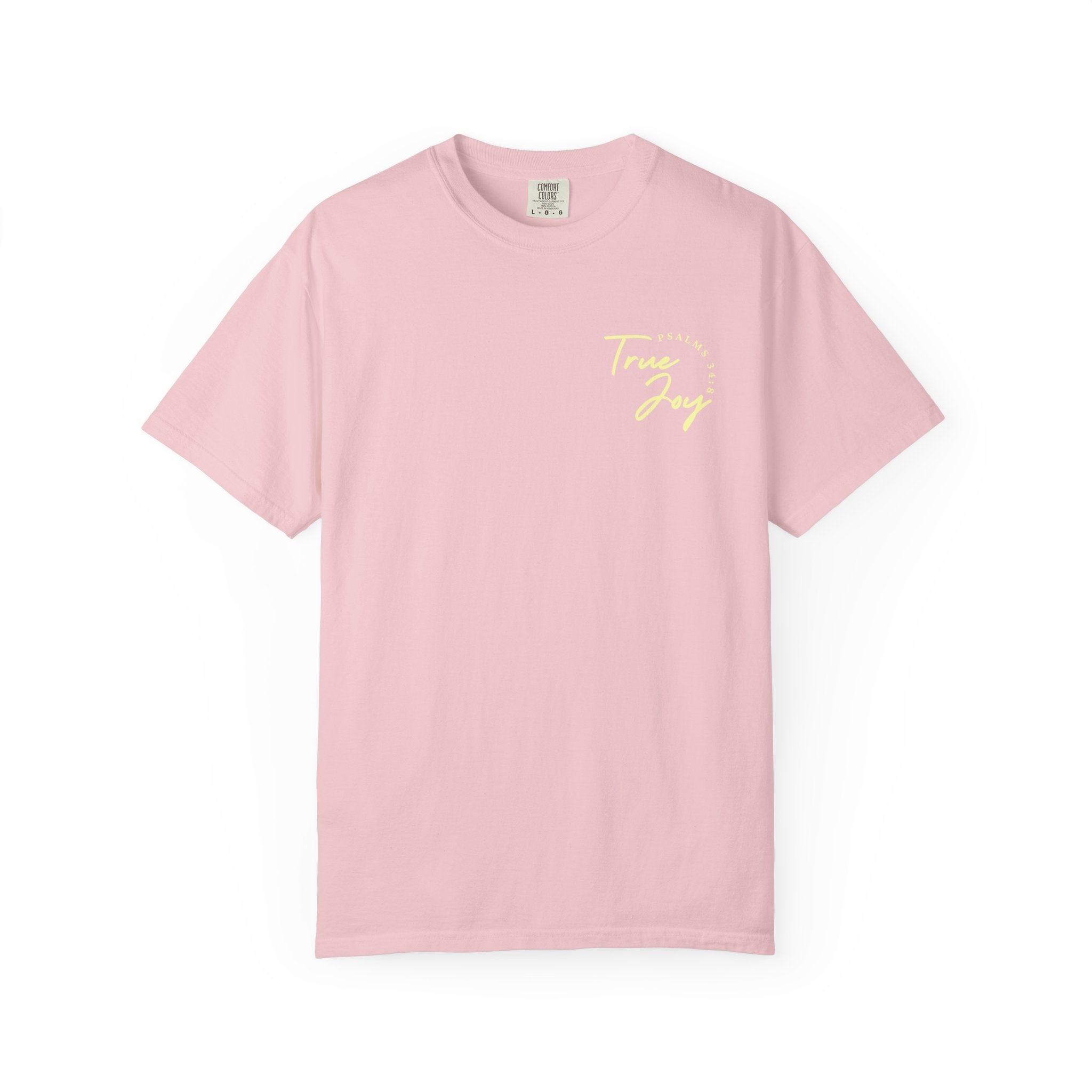 Jesus Saved Me Tee - Light Yellow Text