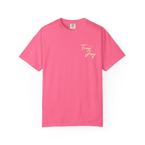 Jesus Saved Me Tee - Light Yellow Text
