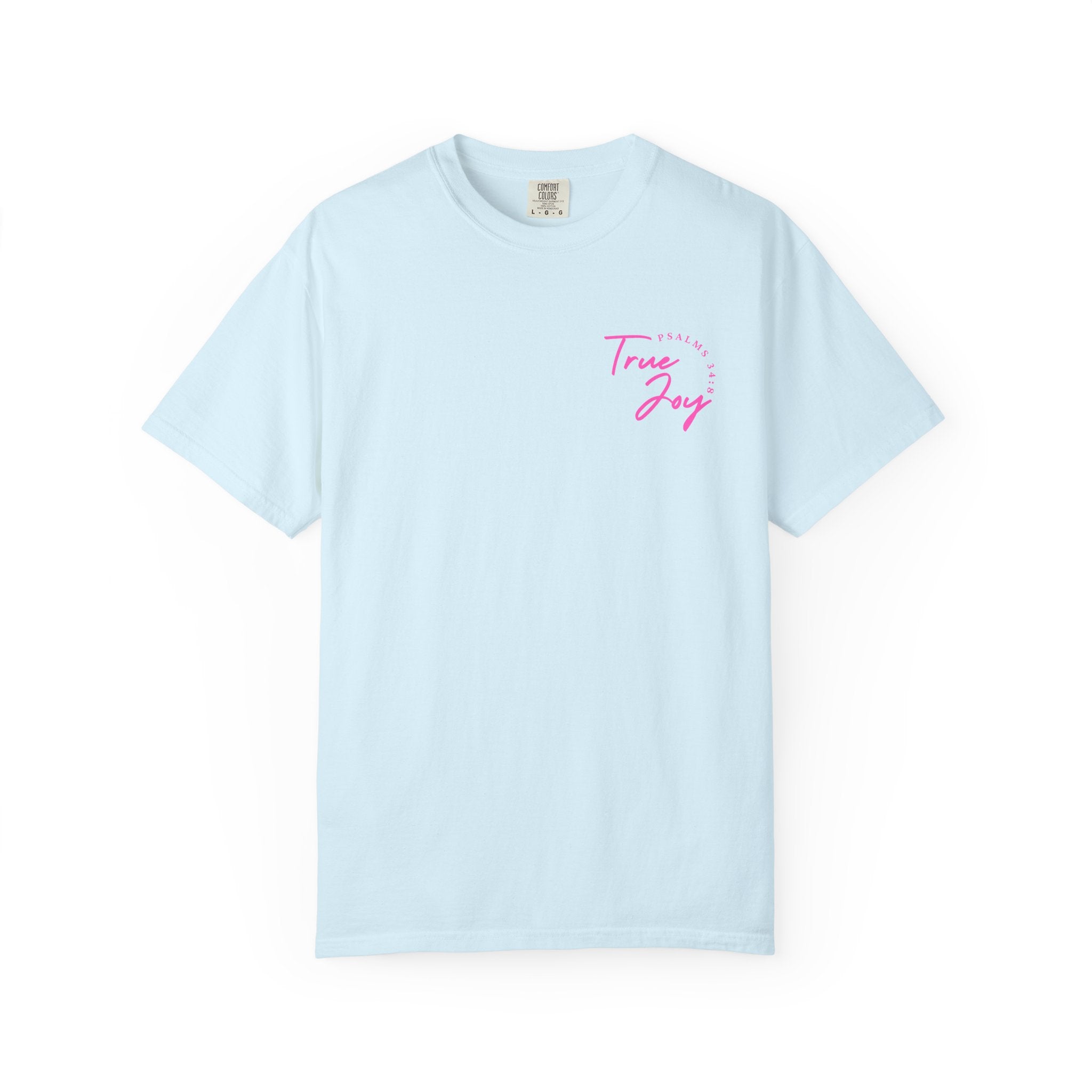 Jesus Saved Me Tee - Hot Pink Text