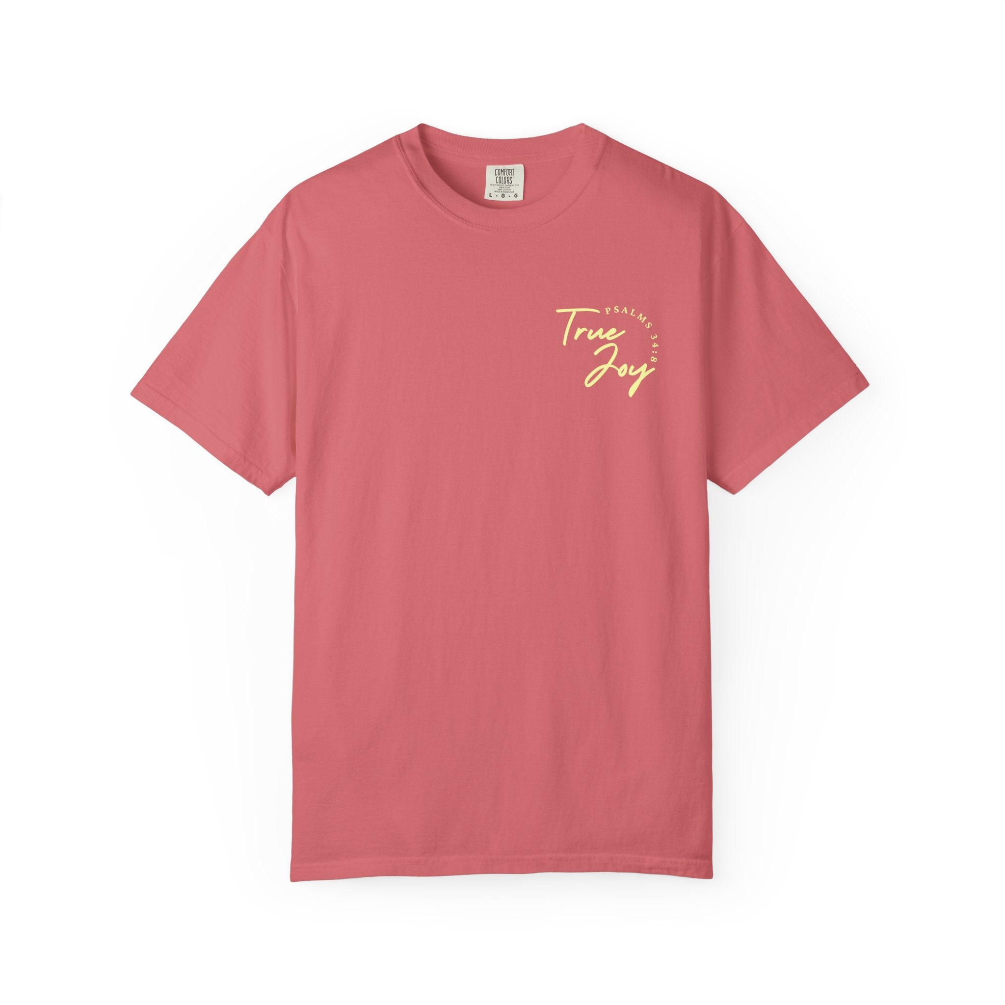 Jesus Saved Me Tee - Light Yellow Text