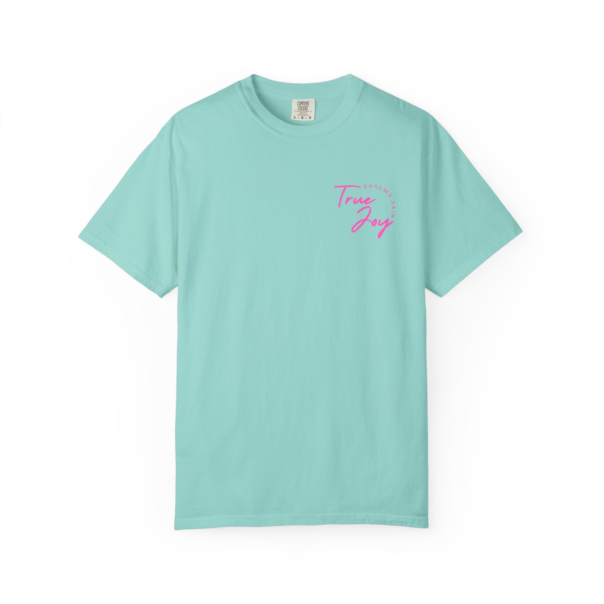 Jesus Saved Me Tee - Hot Pink Text
