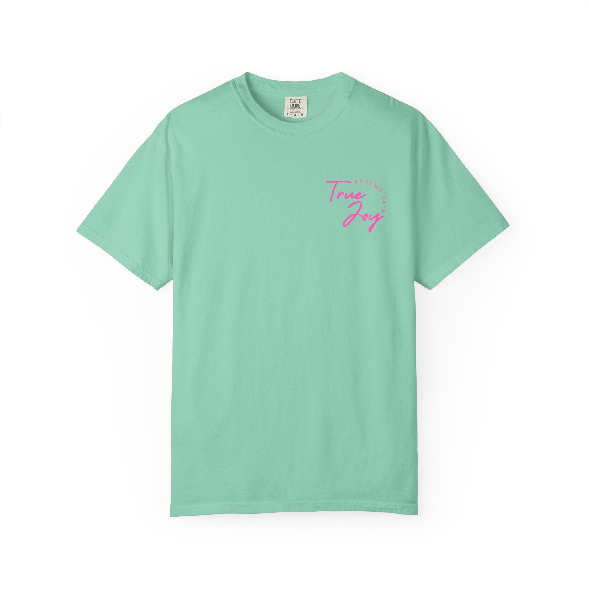 Jesus Saved Me Tee - Hot Pink Text