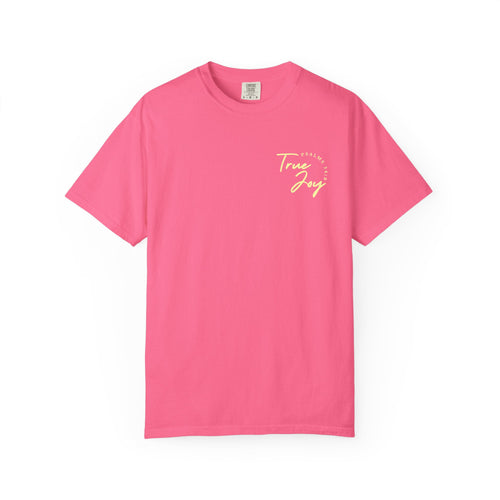 Jesus Saved Me Tee - Light Yellow Text